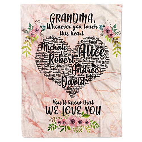 Unlock the Most Thoughtful Gift Idea Personalised Grandma Blankets