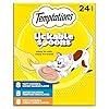 Temptations Lickable Spoons Adult Wet Cat Treat, 24 Spoons, Variety Pack