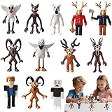 99 Noches en el Bosque Figuras Juguetes, 12pcs Set de Figuras de 99 Noches en el Bosque, 99 No-ches en el Bosque Muñecas Figuras, Figuras Coleccionables de 99 Nlg-hts in The Forest para Niños y Fans
