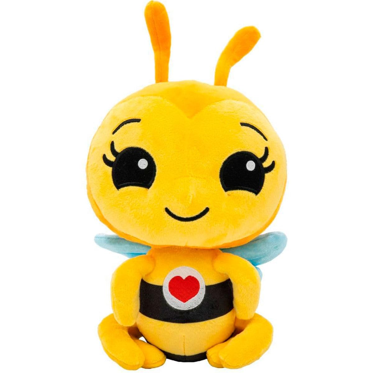 BANDAI Plim Plim – Peluche Abejita DX PL85016 de 30 cm – Interactivo con música, Frases y alas Crunchy, diversión sensorial y educativa para niños