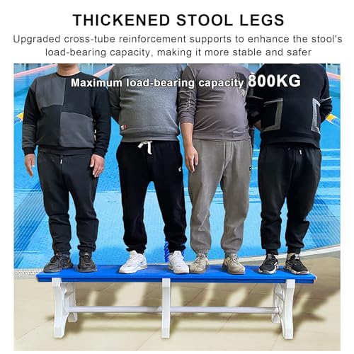Hohe Kapazität, 800 kg, wasserdicht, für drinnen und draußen, Fitnessstudio, Park, Pool, ABS-Kunststoff-Design, vielseitige Sitzlösung für alle Räume
