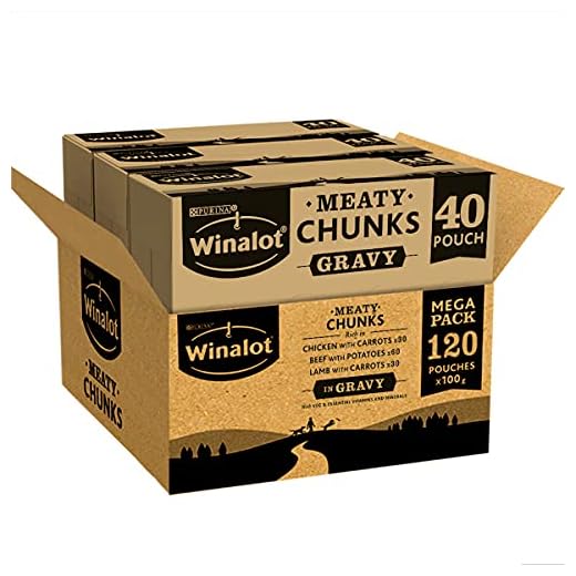 Winalot Meaty Chunks Wet Dog Food Pouches