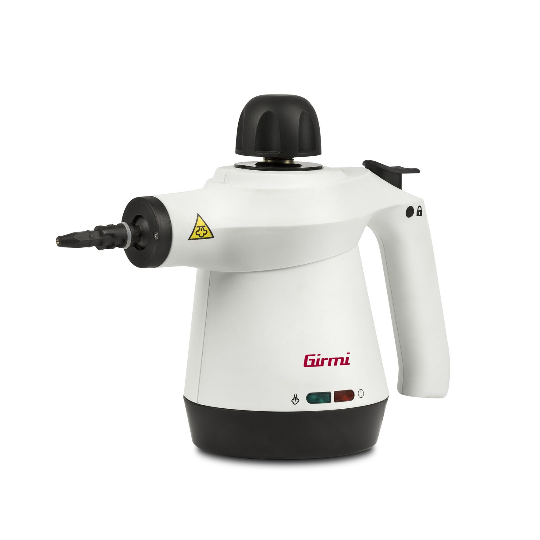 Girmi AP31 Pulitore a Vapore, 1100 W, 350 cc, Potente getto di vapore con Riscaldamento rapido, Bianco