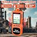 ZYKYCX Portable Ozone Detector, 0-100 PPM Ozone Gas Monitor with 0.01 PPM High Resolution, 16H Long Battery Life, Ozone Meter with Alarm, O3 Air Quality Monitor with Temp & Humidity Tester, Orange