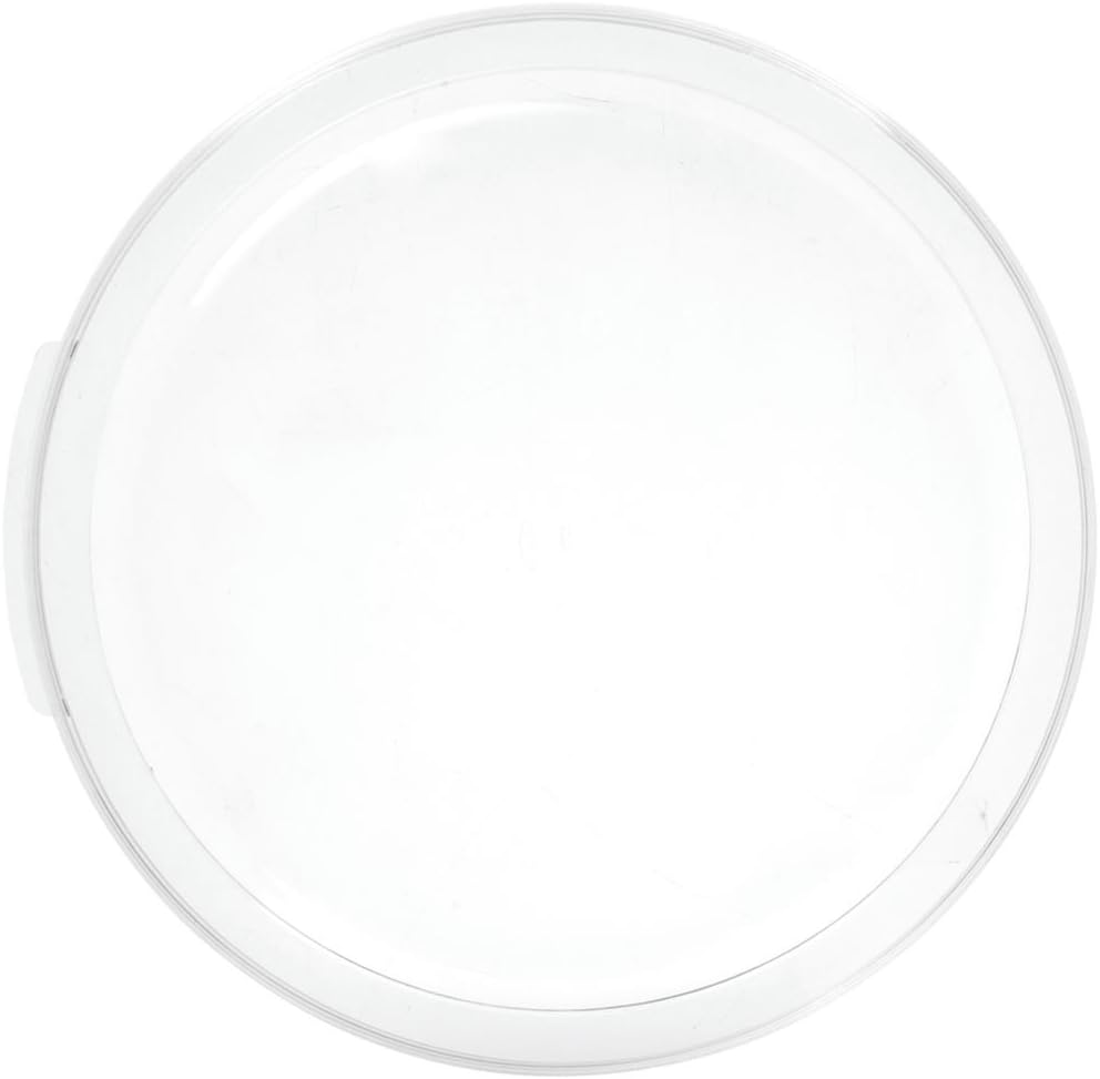 Cambro RFSCWC12135 Snap-On Lid for Round Storage Containers 250-367, 250-368 and 250-369, Clear