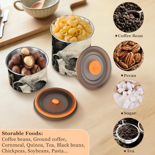 Contenedor de café OTVEE acero inoxidable 900ml miniatura 6