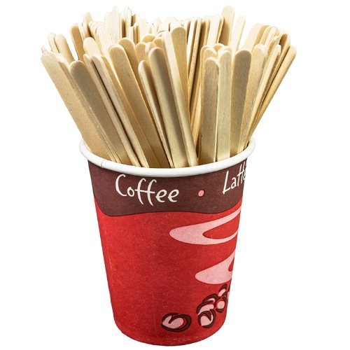 Yolli 1000 Wooden Coffee Drink Hot Chocolate Tea Stirrers By