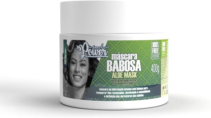 Máscara Babosa Soul Power - Hidratação, Devolve a Maciez e Recupera os Cachos - 400g Menor preço em Máscara Babosa Soul Power - Hidratação, Devolve a Maciez e Recupera os Cachos - 400g