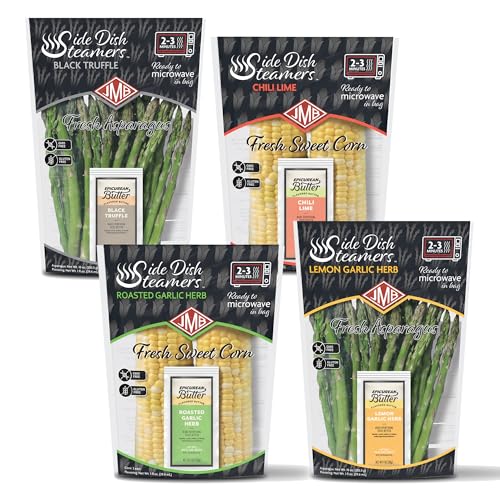 JMB Produce Side Dish Steamers - Asparagus Lemon Garlic -