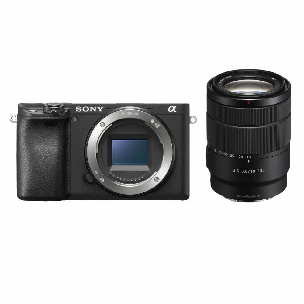 Sony A6400AM + 18-135 mm Lens Aynasız Fotoğraf Makinesi : Amazon