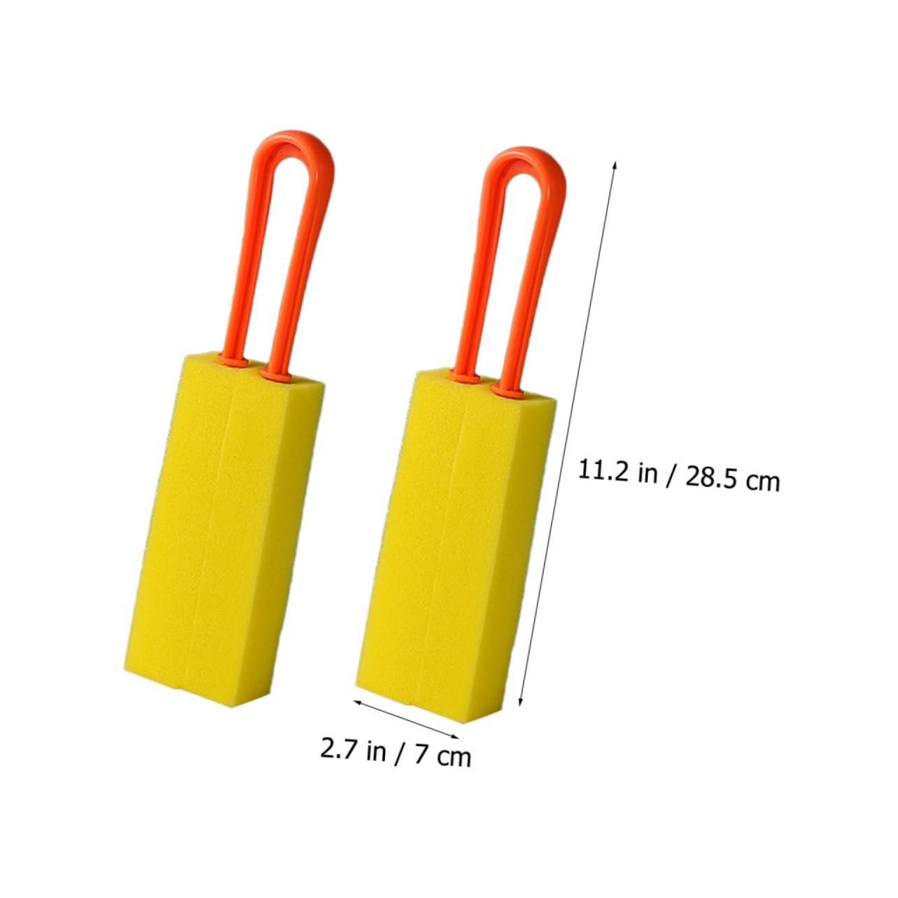 SOLUSTRE 3 Set di Spugna Spazzola Sicura E Robusta per Biberon Biberon Tazza Bifacciale Facile da Usare E Riporre 2 Pezzi*3