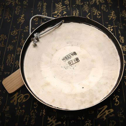 SIMPLEWELL Gong Gong, belend koper, drieënhalf sets, rekwisieten, handkloppende gongs, Su Gong, Zhonghu-tong, heldere gong, belende gong muziekinstrument (40 cm) - Image 5