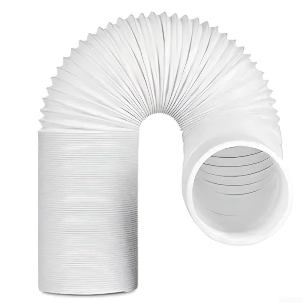 Tubo di scarico portatile per condizionatore d'aria, 13 cm/15 cm, tubo espandibile in PVC con rinforzo in filo di acciaio e anello di serraggio (13 cm, 2 m)