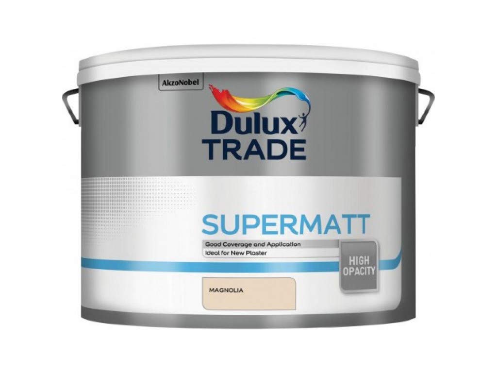 Dulux Trade 10L Super Matt - Magnolia Finish