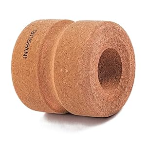 Inviguri Roller Yoga Wheel for Back & Neck Pain, with Spinal Groove. Medium to Deep Pressure for Heavy Duty Foam Rolling…