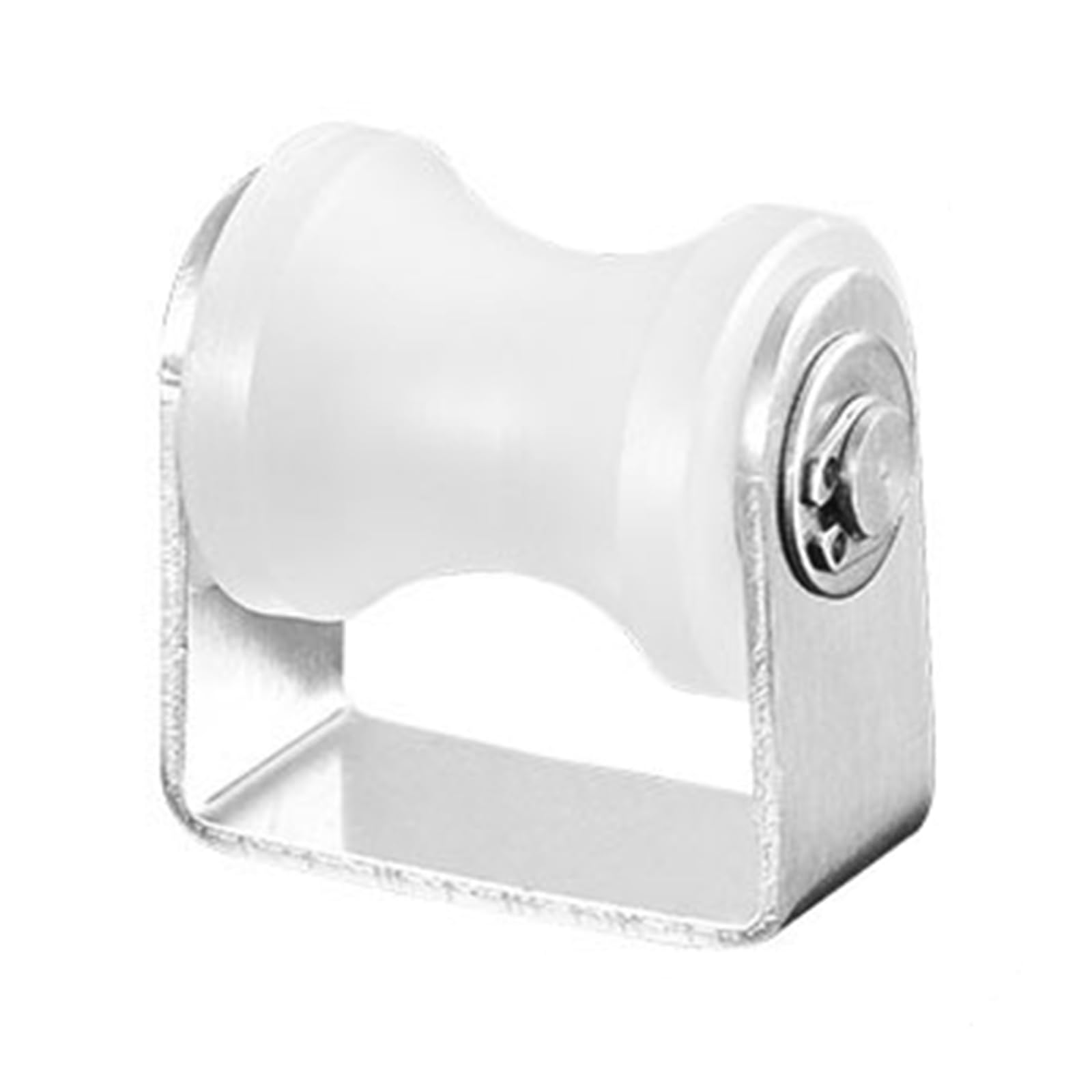 Yjcnelcr 25Mm Duties Nylon Bearing Roller For Industrial Doors And Window Quiet Operations 80Kg Load Bearing U Grooves Nylon Roller