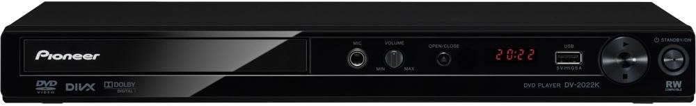 Pioneer DV-2022K Compact DVD Player for Region-free Multi System (Black)