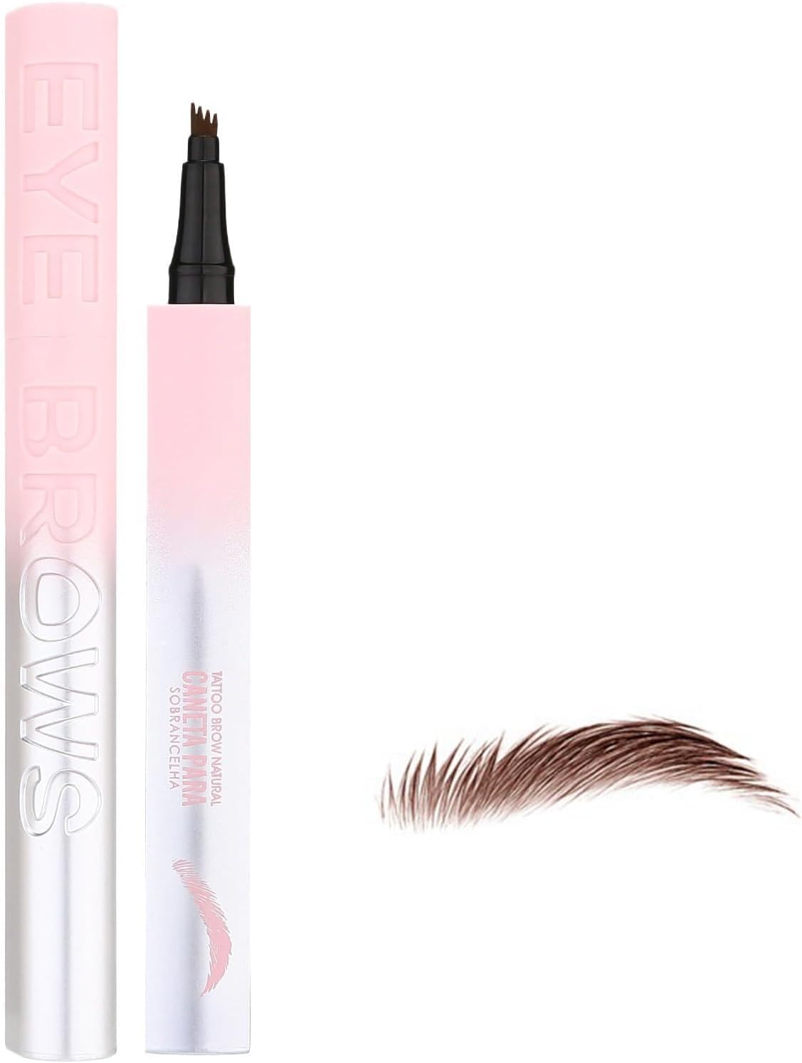 Eyebrow Pencil for Women, 4 Tip Pen Makeup Brow Definer, Eyebrow Contouring Tool, Perfect for Daily Wear, Commuting, and Special Occasions, Best Gift for Wife or Girlfriend