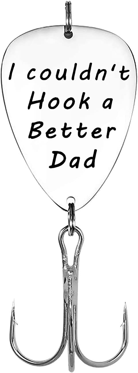 Dad Gifts Fathers Day Present I Couldn't Hook a Better Dad Fishing Lure Gifts Christmas Birthday Thanksgiving Day Gift Dad Gifts from Kids