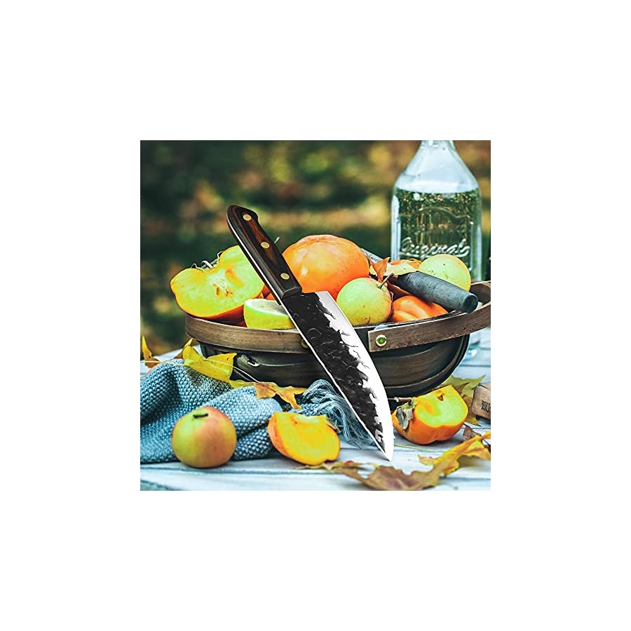 XYJ-FULL-TANG-8-Inch-Professional-Chef-Knife-With-Carry-Sheath-Whetstone-Stainless-Steel-Kitchen-Camping-Knives-For-Slice-Fish-Meat-Cutting XYJ FULL TANG 8 Inch Professional Chef Knife With Carry Sheath &Whetstone Stainless Steel Kitchen Camping Knives For Slice Fish Meat Cutting