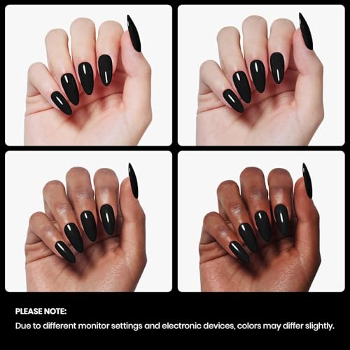 image for beetles Gel Polish Beetles Black Gel Polish, 1 Pcs 15ml Audrey Black N