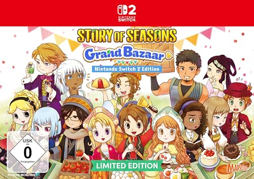 Story of Seasons Grand Bazaar Limited Edition Switch 2 avec marché dynamique et gestion rurale
