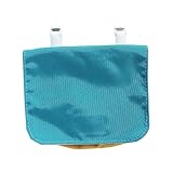 撥水 ナイロン 移動ポケット 男の子 女の子 クリップ 子ども ポシェット ティッシュ入れ 無地 (グリーンイエロー)