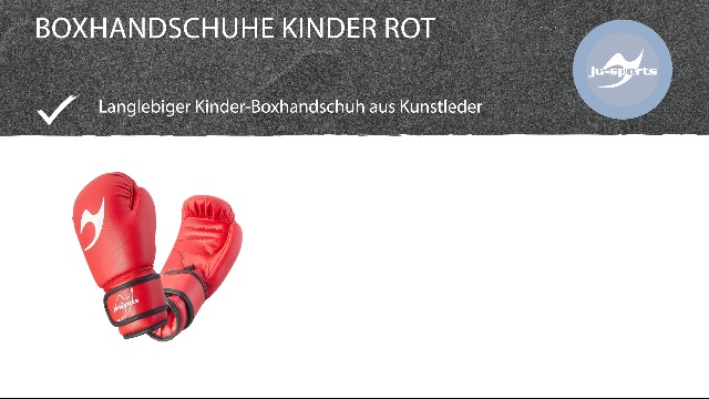 Kinder-Boxhandschuhe Rot – Aus Rexion-Kunstleder, Mit Klettverschluss, Für Sandsack & Leichtes Training Kinder-Boxhandschuhe Rot – Aus Rexion-Kunstleder, Mit Klettverschluss, Für Sandsack & Leichtes Training