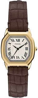 Fossil Harlow Watch for Women, Quartz Three Hand Movement with Stainless Steel or Leather Strap