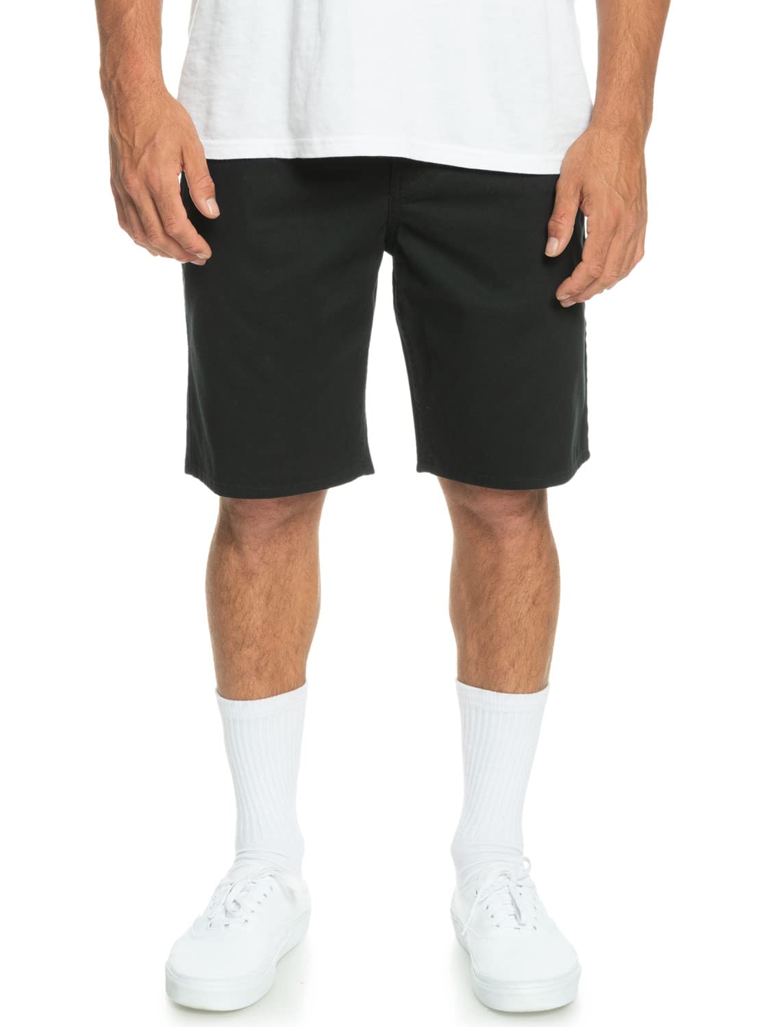Quiksilver Boys Everyday Chino Light Shorts, Black, 33W EU