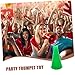 Toyvian Party Noisemaker Cheer Megaphone Lightweight Plastic Horn for Sports Events Concerts Celebrations for Fans Festive Occasions Green