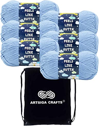Image of Lion Brand Yarn Feels Like Butta 215-145 Periwinkle