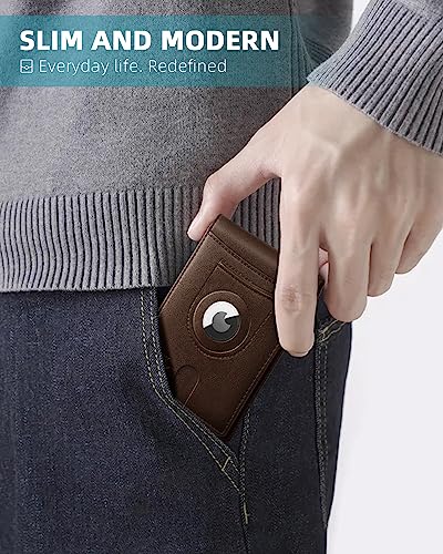 Zitahli Airtag-Wallet-Mens-Slim-Rfid Blocking Wallet Leather With Money Clip Air Tag Wallet Card Holder Bifold Gifts For Men #TOP5