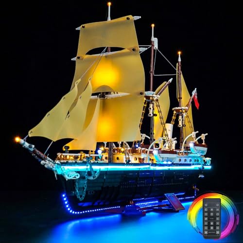 BRICKSHINING LED Lighting Compatible with Lego The Endurance Ship 10335, Light Kit Compatible with Lego 10335, Giving Light to Model, NOT Included The Model Set(RC Version)