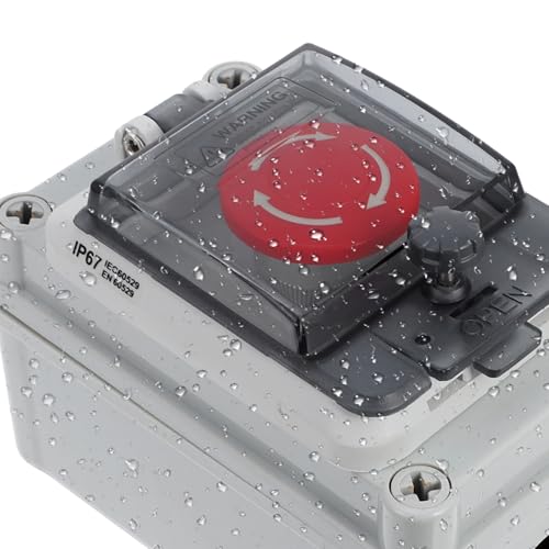 Caja de interruptores estanca con perilla de arranque resistente al agua para industria 5