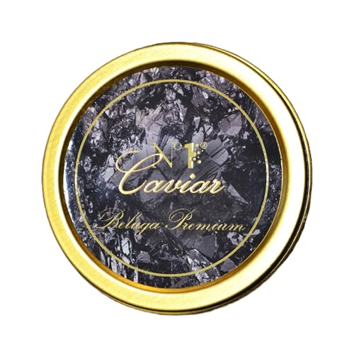 N°1 Caviar/Kaviar Beluga Premium, original Beluga Kaviar, 30g Dose schwarzer Störkaviar – Malossol