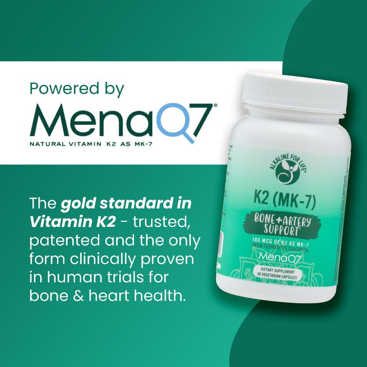 Vitamine K2 MenaQ7 Kenay Extraite De Pois Chiches - 60 Capsules - Neuf Emballé
