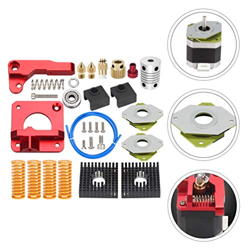 TOYANDONA Extrusora de alumínio de substituição MK8 Drive Feed extrusoras impressora 3D acopladores