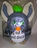 furby 1998  Burger King Furby 2005 Furby Grigio con Pancia Bianca e Capelli Verdi.