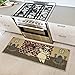 Ottomanson SAR6852-20X59 Sara's Kitchen Runner Rug, 20"X59", Beige Chef