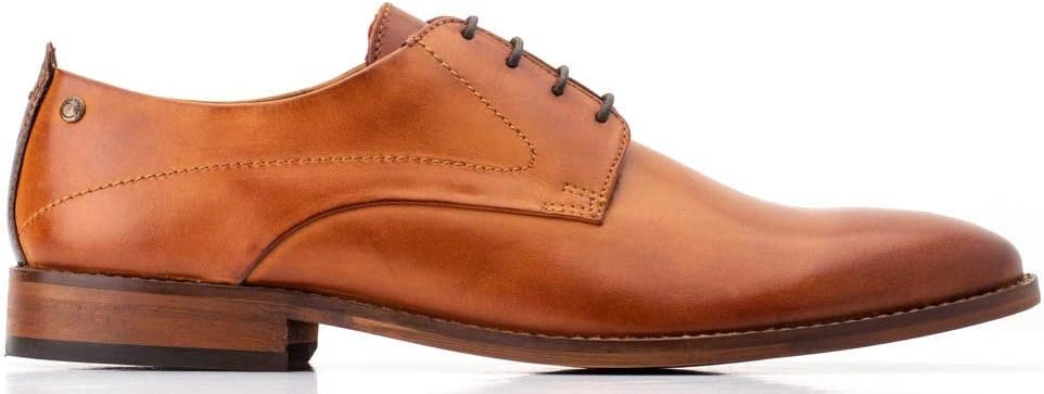 Washed Tan Derby Script by Base London