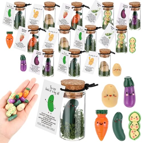 Fumete 35 Set Employee Appreciation Gifts Bulk Mini Animal, Vegetable