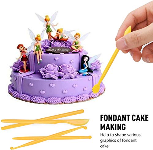 Image of First Try 14 Pcs Cake Modeling Tools Set, Double Ended Fondant Rolling DIY Kit for Cake Shaping Sculpting Carving Tool Set
