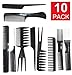Magic 10 Piece Professional Styling Comb Set, Black