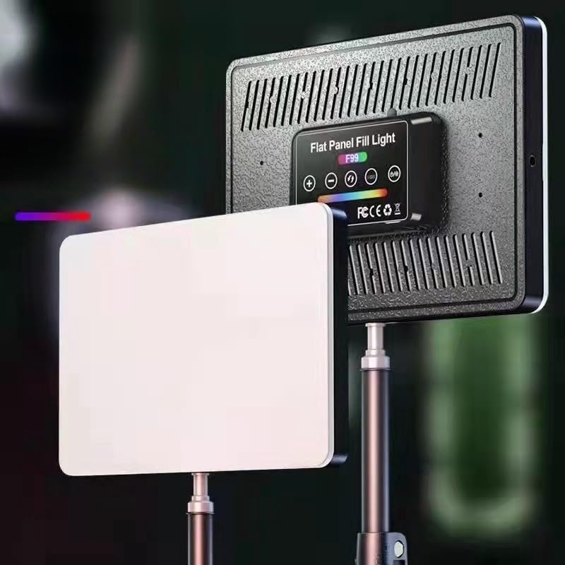Image of GiftMax PM-26 11inch RGB LED Video Soft Light Panel, 30W for Studio Photography | Video Recording | Conference | YouTube,2700K-5700K CRI95+ | with Remote Control