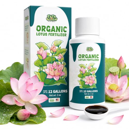 Organic Lotus Fertilizer, 2oz Makes 12 Gallons, Liquid Kelp Plant Food