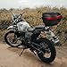 Yescom AHR 30L Motorcycle Top Case Trunk Black Tail Box Scooter Tour Motorcycle Storage Box Carrier with Lock for Helmet Luggage