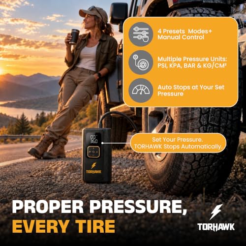 Torhawk Portable Tire Inflator