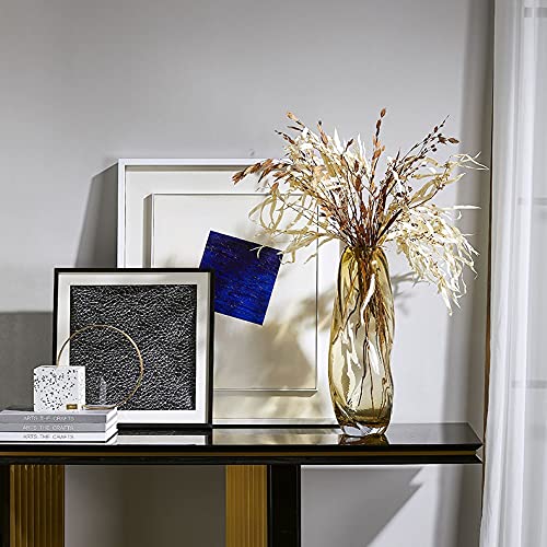 Vase art déco transparent en verre pour composition florale de table - 6