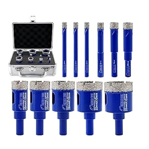 Shdiatool Diamantbohrer-Set 11-teilig Fliesen & Glas